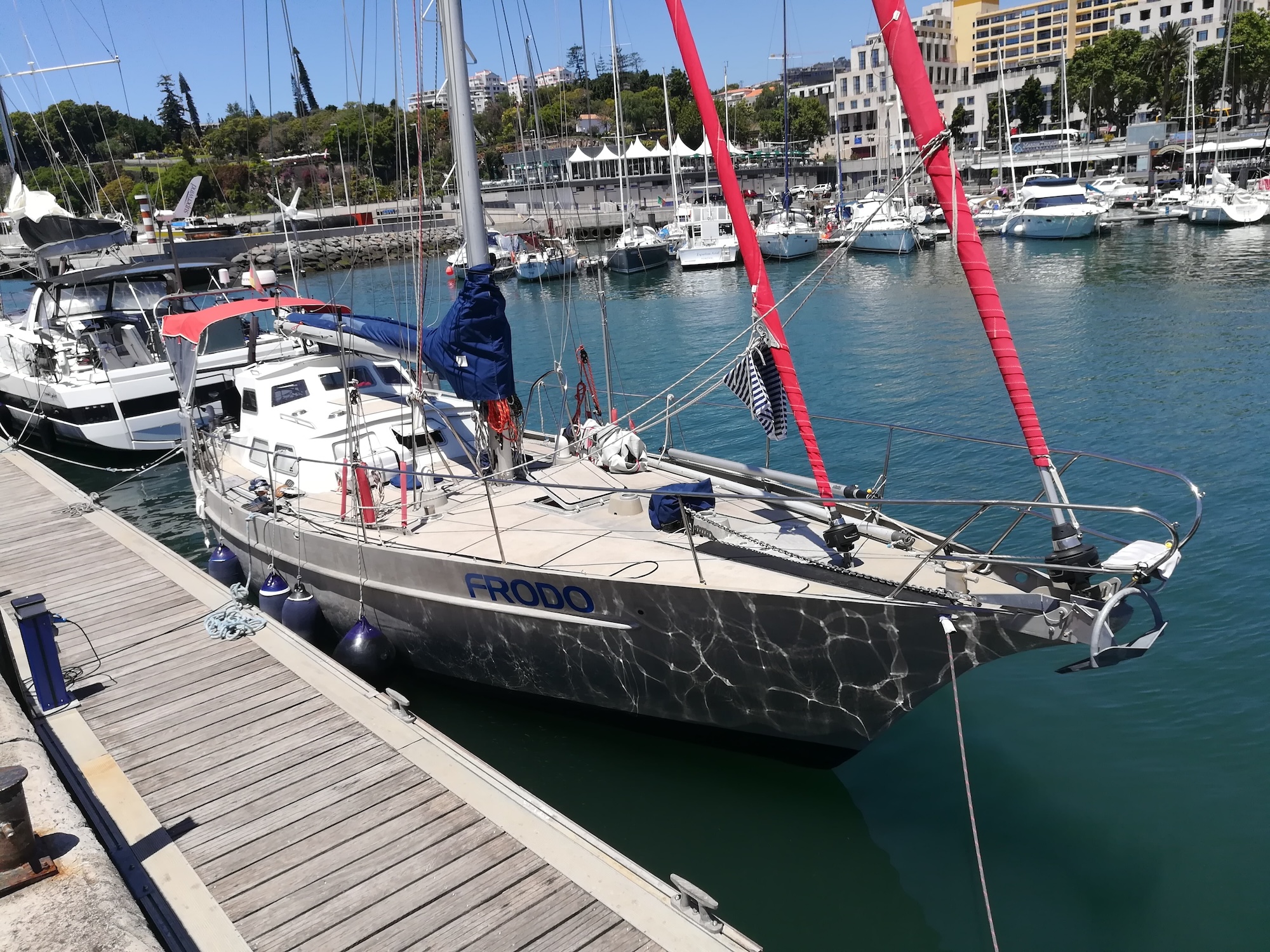 Endlich im Hafen nach Quarantäne